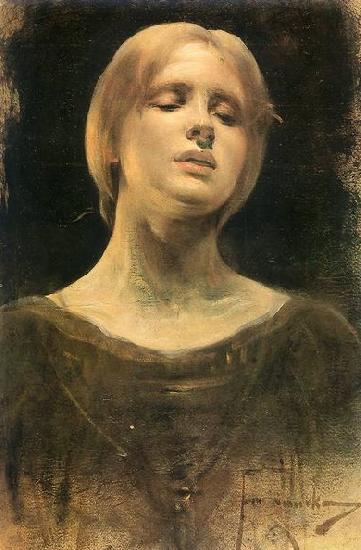 Franciszek zmurko Laudamus feminam oil painting image